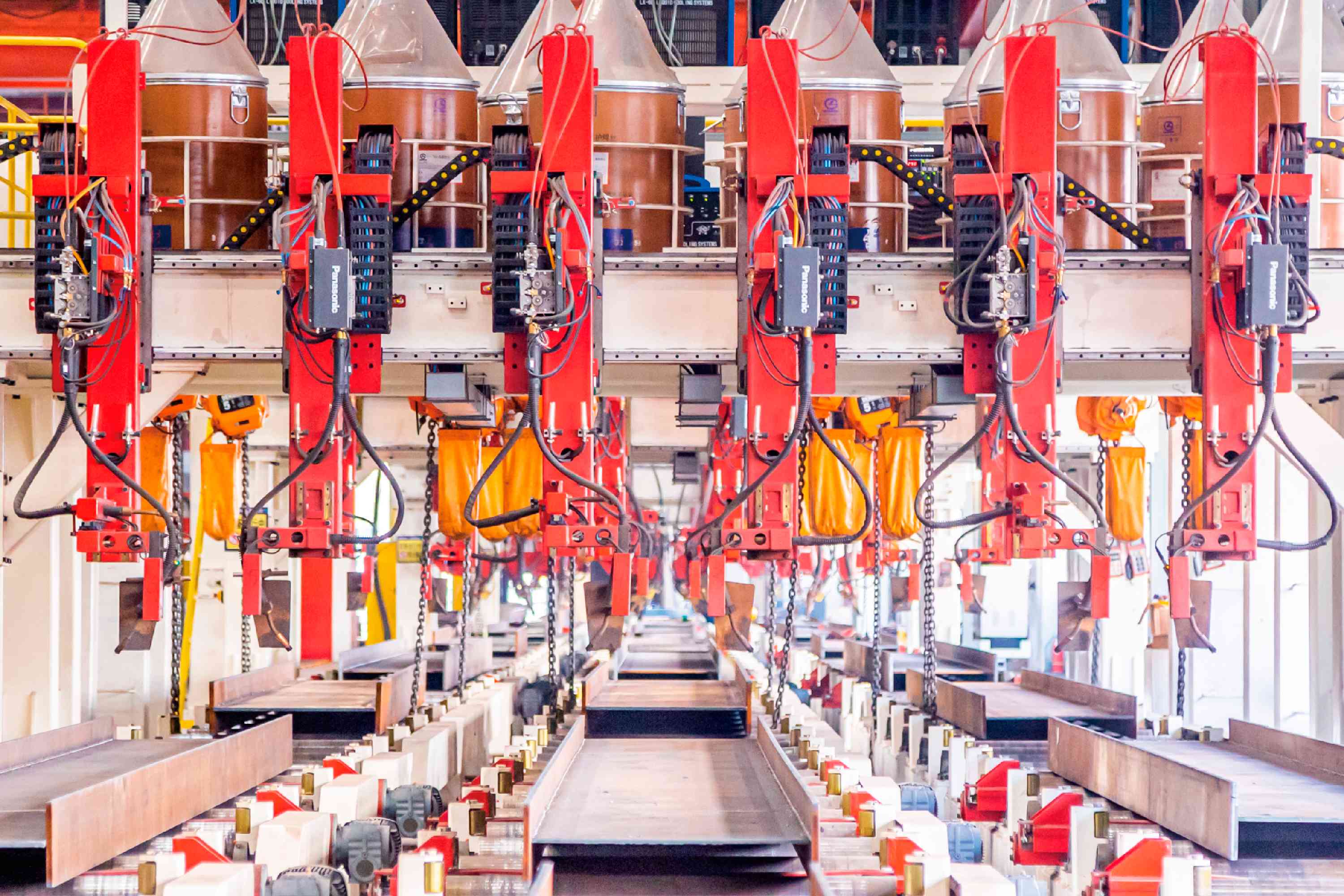 智能H型钢生产线