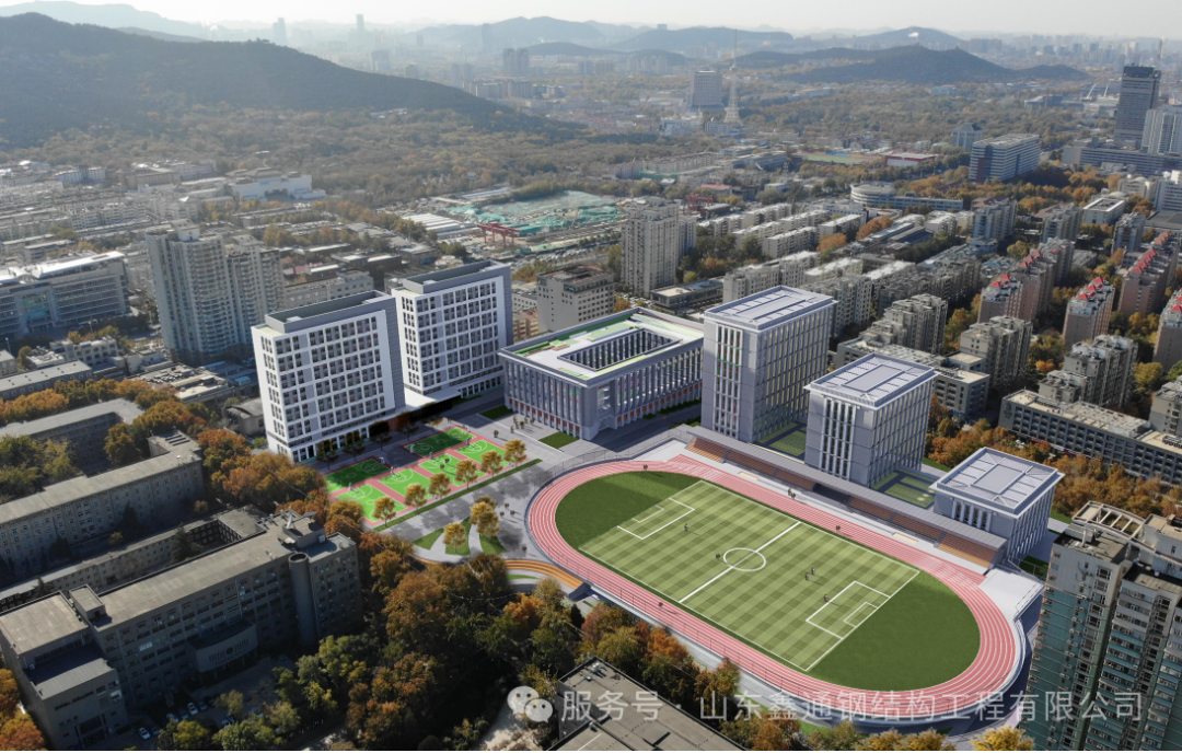 山东师范大学学生公寓钢结构项目