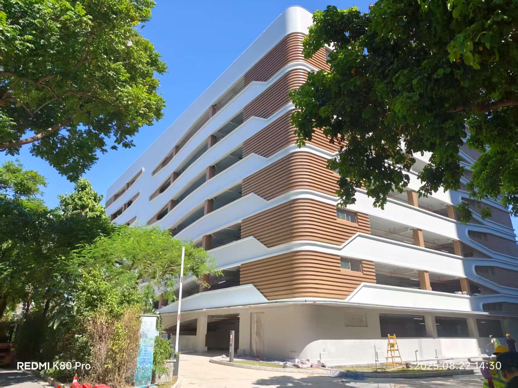 建设大厦东侧立体停车场工程