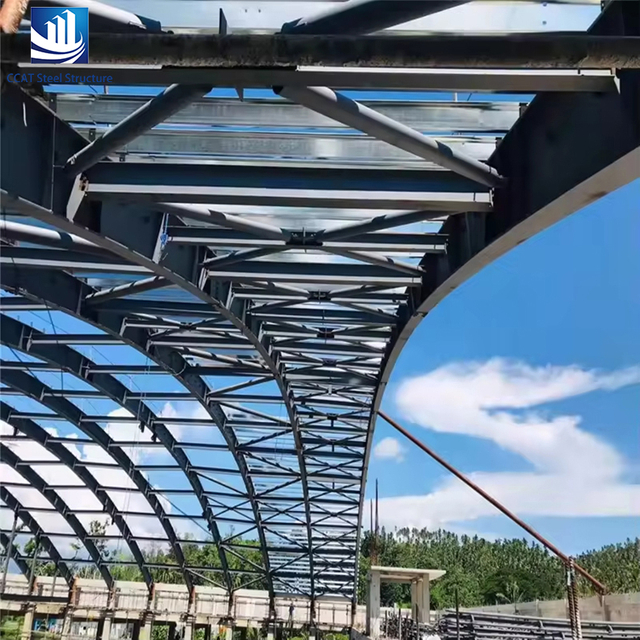 定制化预制杆式谷仓套件建筑钢结构仓库农用棚预制车间自助仓储金属建筑