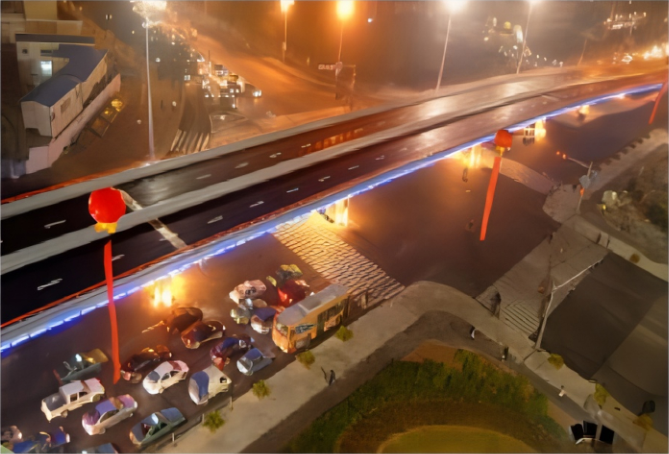 福州市五四路口跨线桥