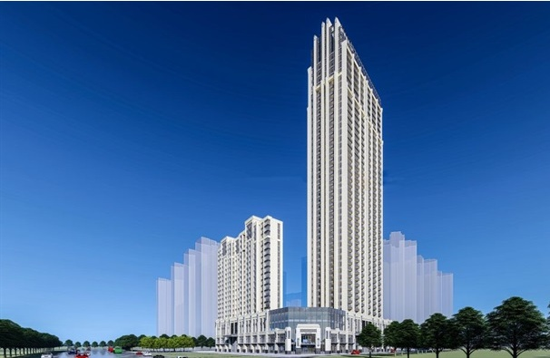 西安华侨城天鹅堡五期16-2塔楼和16-3裙楼钢结构工程